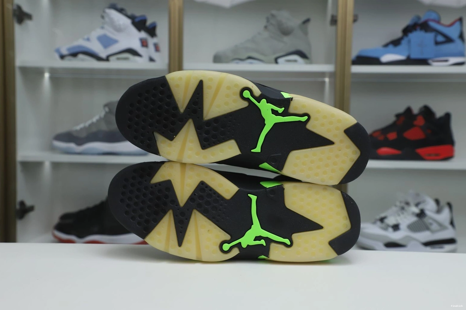 AIR GREEN' 'ELECTRIC JORDAN 6 RETRO 0301